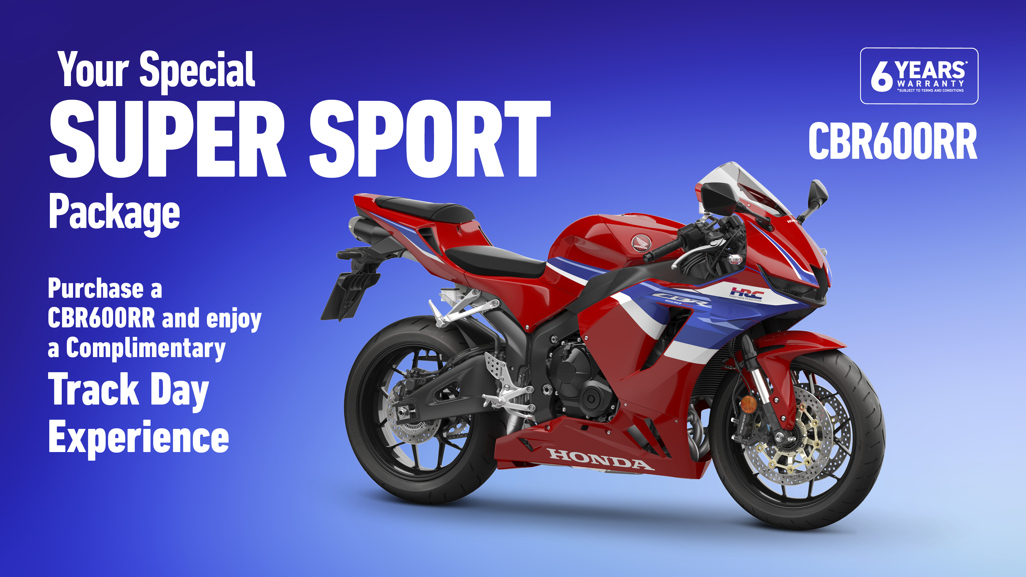 Your Special SUPER SPORT package
